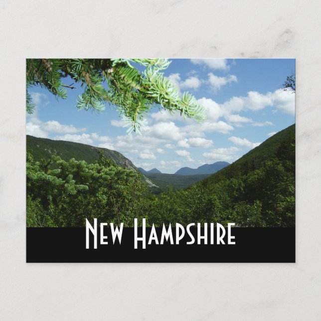 New Hampshire Postkarte (Vorderseite)