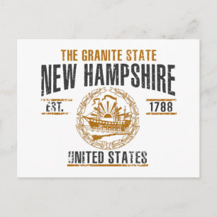 New Hampshire Postkarte