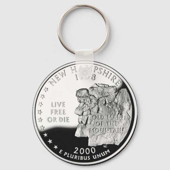New Hampshire Schlüsselanhänger (Vorderseite)