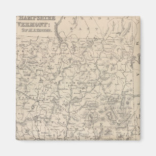 New Hampshire und Vermont Magnet