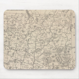 New Hampshire und Vermont Mousepad