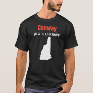 New Hampshire USA Bundesstaat Amerika Reise Conway T-Shirt