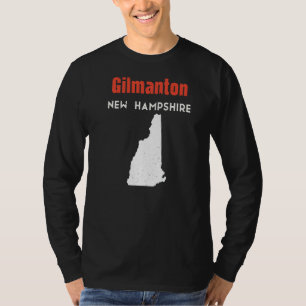 New Hampshire Usa Staat America Travel Gilmanton T-Shirt