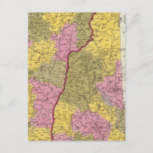 New Hampshire & Vermont Postkarte