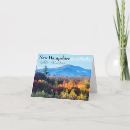 New Hampshire White Mountains Karte