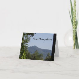New Hampshire White Mountains Karte