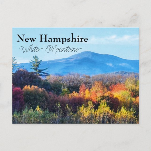 New Hampshire White Mountains Postkarte (Vorderseite)