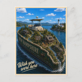 New Hampshire | Wish You Were Here | State Series Postkarte