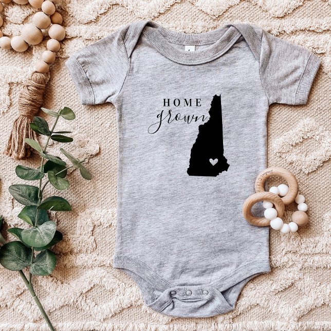 New Hampshire Zuhause Grown Staat T-Shirt Baby Strampler (Von Creator hochgeladen)