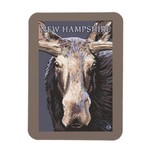 New HampshireMoose Up Nah Magnet