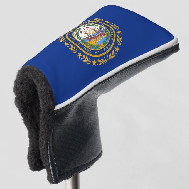 New Hampshires Flagge Golf Headcover (3/4 Vorderseite)