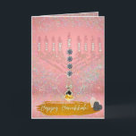 New Happy Hanukkah Pink Tones Menorah Cards Einladung<br><div class="desc">Für dieses Fest der Wunder und Lichter schicken eine Karte an Ihre Lieben,  um ihnen lassen,  wie viel Sie kümmern!</div>