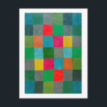 New Harmony, Paul Klee Postkarte<br><div class="desc">Paul Klee (18. Dezember 1879 - 29. Juni 1940) war ein Schweizer geborener Künstler. Sein höchst individueller Stil wurde von Kunstbewegungen beeinflusst, zu denen Expressionismus, Kubismus und Surrealismus gehörten. Klee war ein natürlicher Zeichner, der mit der Farbtheorie experimentierte und schließlich diese gründlich erforschte und ausführlich darüber schrieb; seine Vorlesungen über...</div>