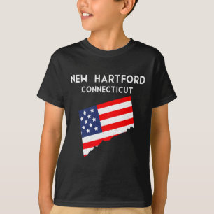 New Hartford Connecticut Usa Bundesstaat Amerika R T-Shirt