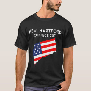 New Hartford Connecticut Usa Staat Amerika Reise T-Shirt