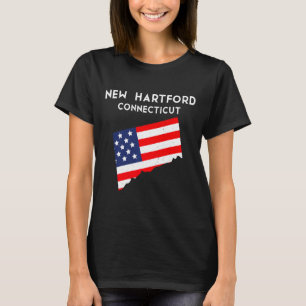 New Hartford Connecticut Usa Staat Amerika Reisen T-Shirt