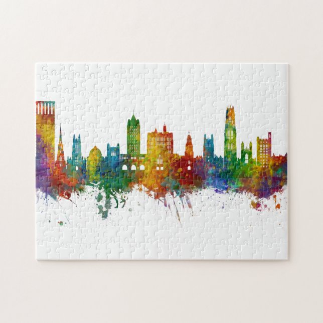 New Haven Connecticut Skyline (Horizontal)