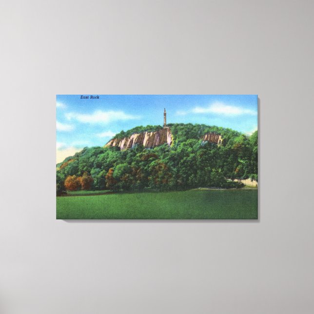 New Haven, CTView of East Rock Leinwanddruck (Vorderseite)