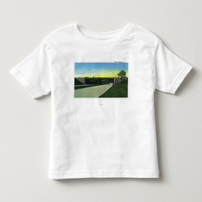 New-Haven, CTView von Merritt Allee Kleinkind T-shirt (Vorderseite)
