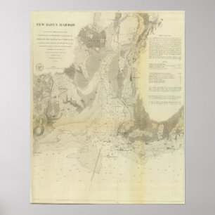 New-Haven Hafen Poster
