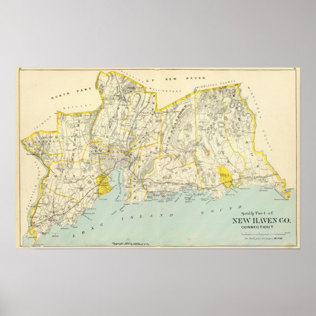 New Haven Landkreis Poster (Vorne)