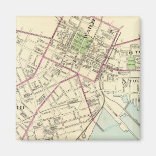 New Haven Map Magnet