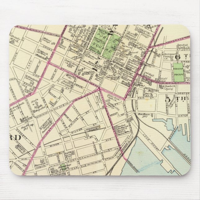 New Haven Map Mousepad (Vorne)