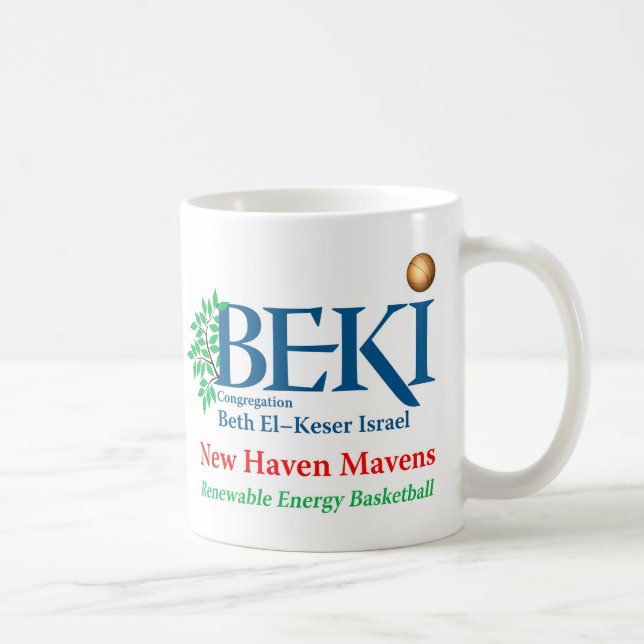 New-Haven Mavens-Basketball-Tasse Kaffeetasse (Rechts)