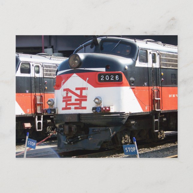 New Haven Railroad ( C- DOT ) FL 9M 2026 Postkarte (Vorderseite)
