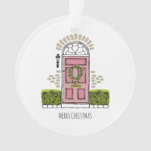 New Home Porte Art Joyeux Noël Nom Adresse