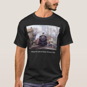 New Hope & Ivyland Eisenbahn-Dampflokomotive # 40 T-Shirt