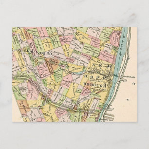 New Hope PA Vintage-Karte Postkarte