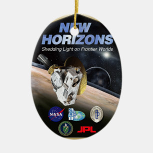 New Horizons-Auftrag zu Pluto! Keramik Ornament