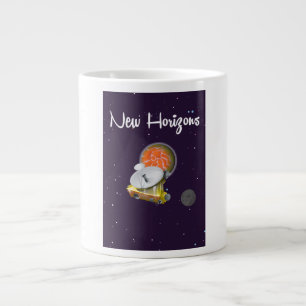 New Horizons Raumschiff bei Pluto Postkarte Jumbo-Tasse