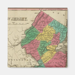 New Jersey 3 Magnet
