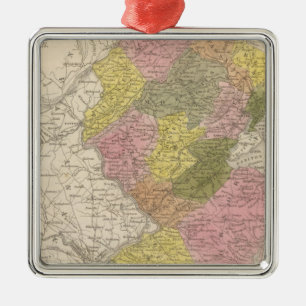 New-Jersey 4 Ornament Aus Metall