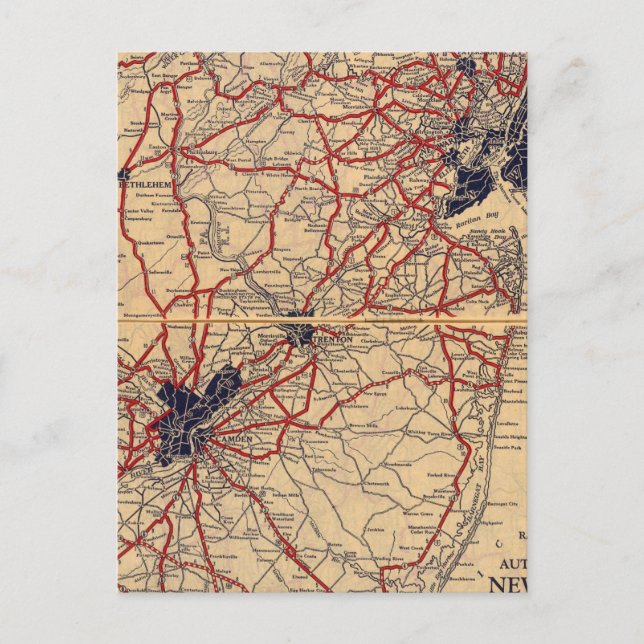 New Jersey 6 Postkarte (Vorderseite)