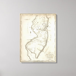 New-Jersey 7 Leinwanddruck