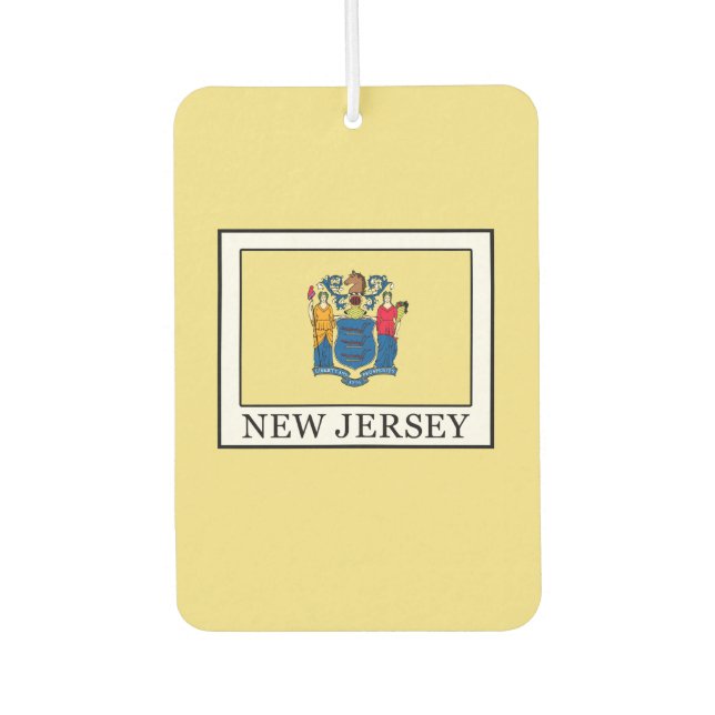 New Jersey Autolufterfrischer (Vorderseite)
