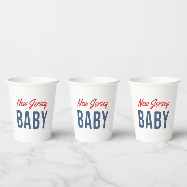 New Jersey Baby Pappbecher (Multi)