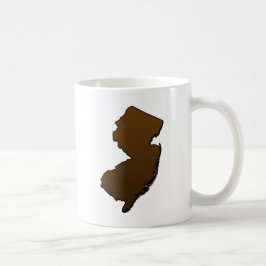 New Jersey Brown-Kontur Kaffeetasse