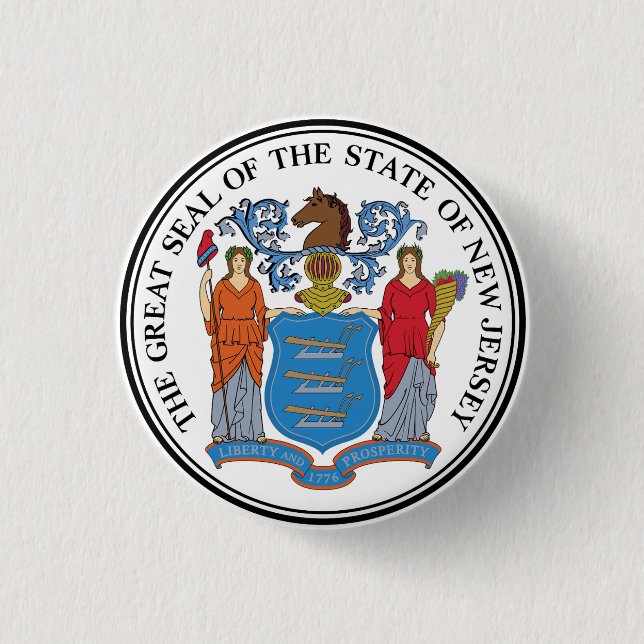 New Jersey Button (Vorderseite)