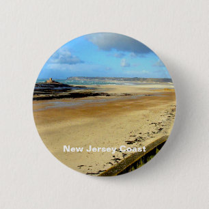 New Jersey Coast, NJ Button