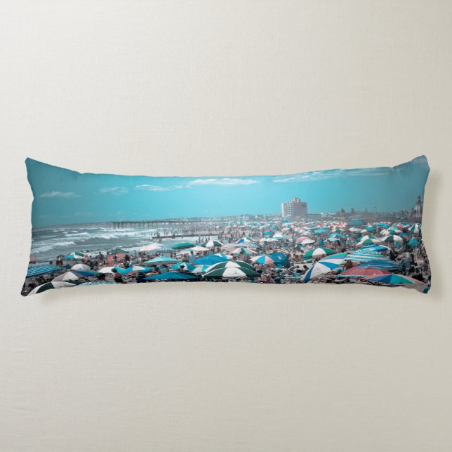 New Jersey Coastal Beach Art Seitenschläferkissen (Vorderseite)