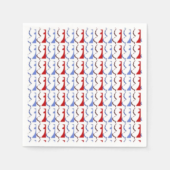New Jersey Cocktail Napkins Serviette (Vorderseite)