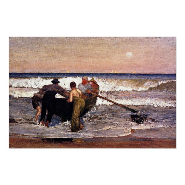 New Jersey, das Boot abschieben, schöne Kunst, Poster (Vorderseite)