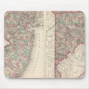 New Jersey, Delaware und Maryland Mousepad