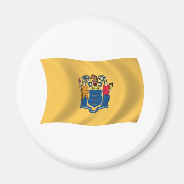 New Jersey Flag Magnet (Vorne)