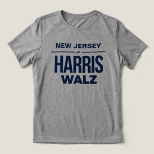 New Jersey für Harris Walz Tri-Blend Shirt