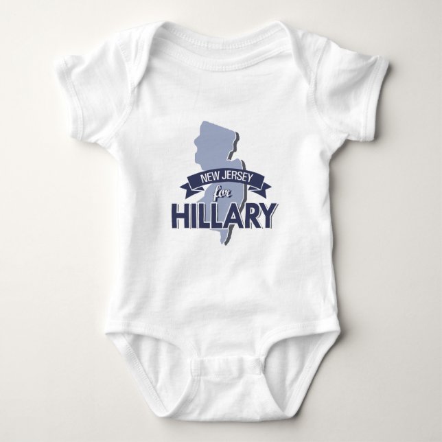 NEW-JERSEY FÜR HILLARY BABY STRAMPLER (Vorderseite)
